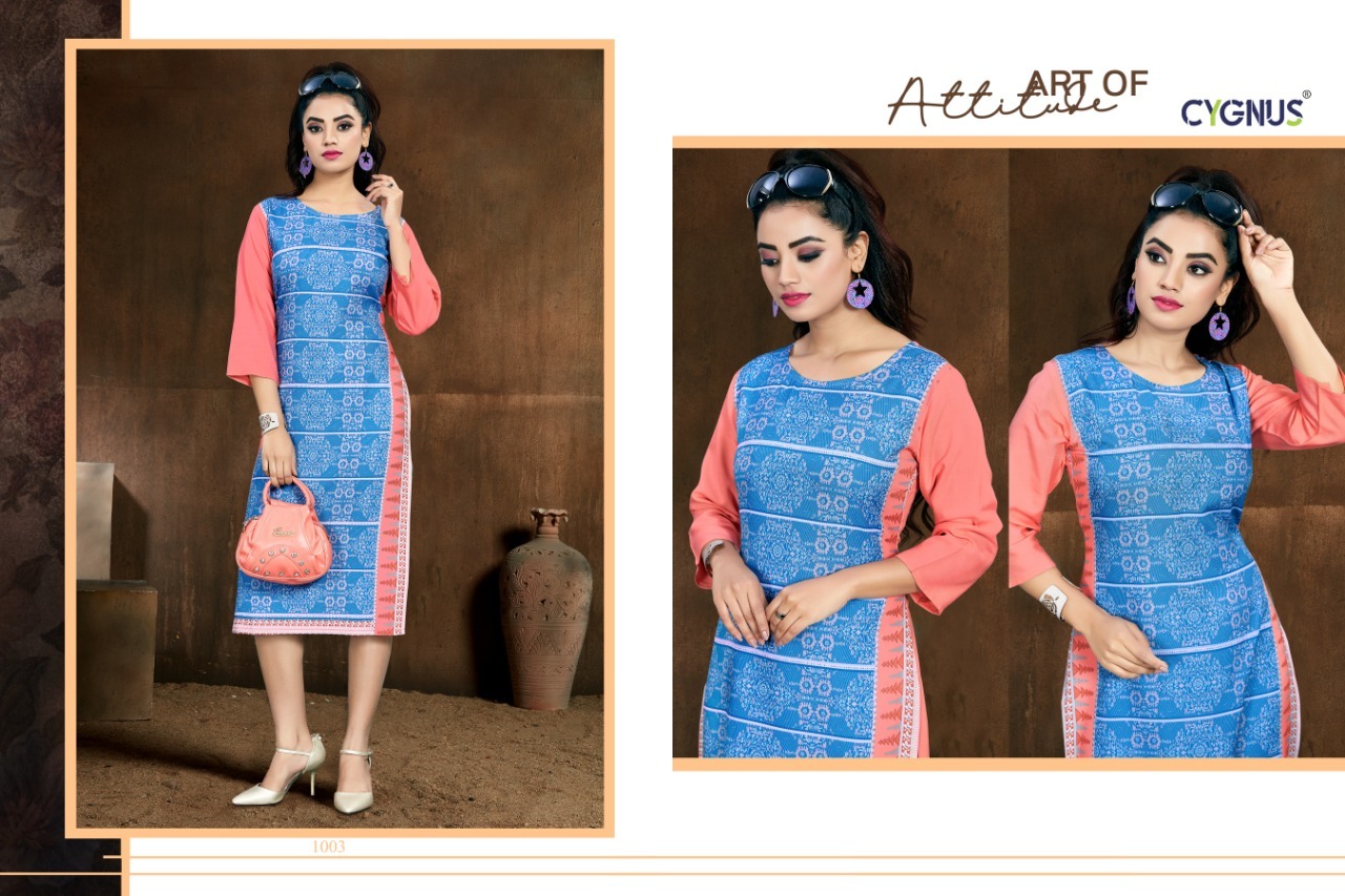 Rayon Printed Kurti Bust Size: M