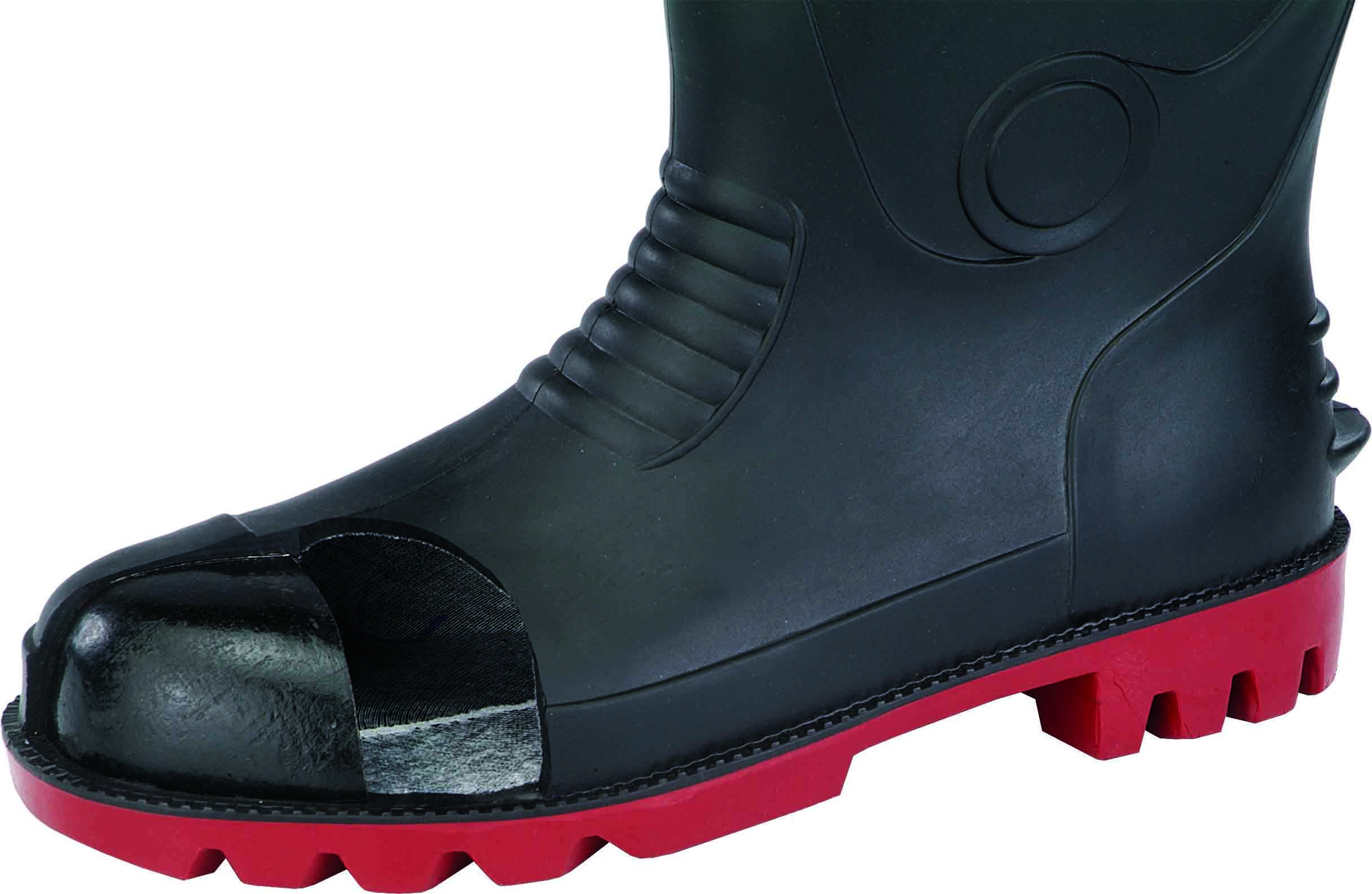 Red Sole Gumboots - Insole Material: Pvc
