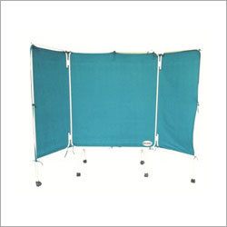 Bed Side Screen - Polyester Material, 60 x 60 x 60 Inches, Teal Color | Easy Assembly, Lightweight 5 lbs, Durable Aluminum Frame, 1-Year Warranty