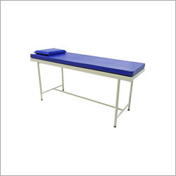 Examination Table - Steel & Vinyl, 6ft x 2ft x 2.5ft, Blue | Adjustable, Comfortable, Durable, Easy Cleaning, Portable, Stable, 150kg Load Capacity