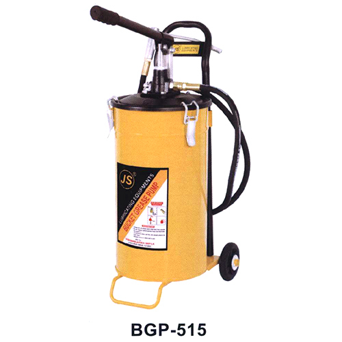 Hand Operated Bucket Grease Pump - Stainless Steel, 5 Kg Capacity | Easily Portable With Adjustable Carry Handle, Quick Open Cover, High Pressure Hose