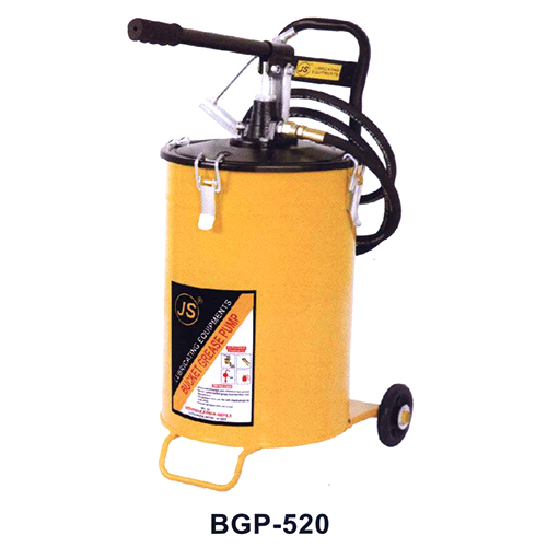 Hand Operated Bucket Grease Pump - Stainless Steel, 5 Kg Capacity | Easily Portable With Adjustable Carry Handle, Quick Open Cover, High Pressure Hose