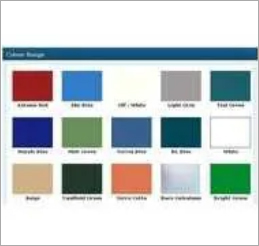 Plain Roofing Sheet Color Shade Card