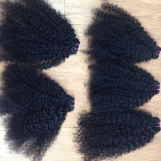 Jerry Curly Hair - Color: As Per Customer Need.