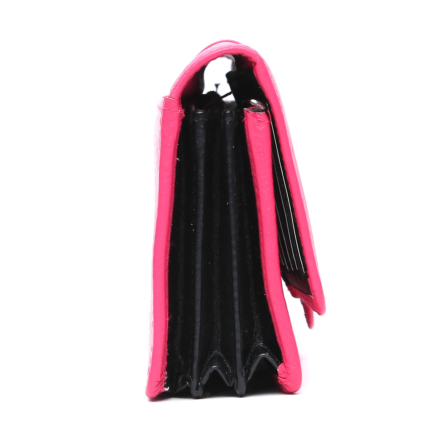 Pink Ladies Leather Clutch Wallet