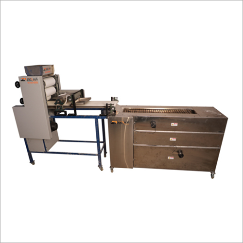 Industrial Chapati Making Machine - Stainless Steel, 19x8x6 Inch | 500 Chapattis/Hour, Automatic PLC Control, High Efficiency, Low Noise, Easy Maintenance