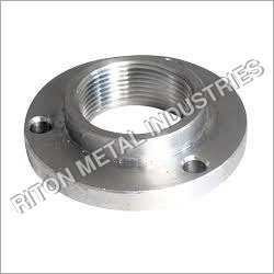 Screwed Flanges - Steel, 50-250 mm Round | Silver Color, Galvanized Surface Finish
