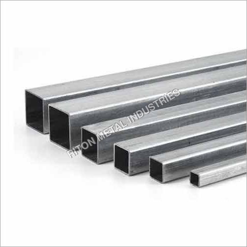 Stainless Steel Square Pipes - Stainless Steel, Square Shape, Silver Color, Galvanized Surface Treatment | Includes Aluminum Composition, 1 Month Warranty