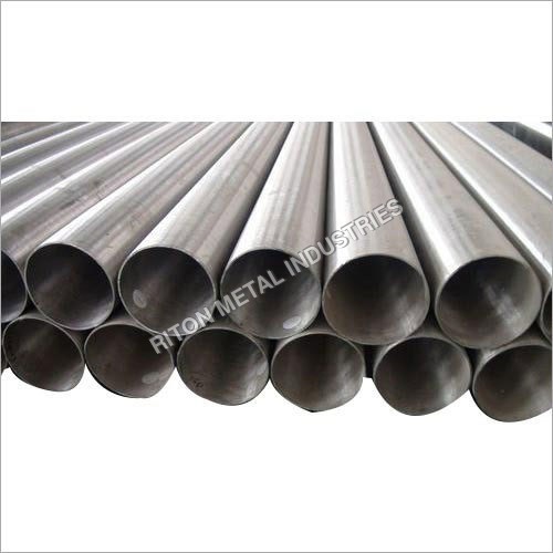 Stainless Steel Seamless Pipes - Round Shape, Silver Color | Welding Connection, Galvanized Surface Treatment, 1 Month Warranty