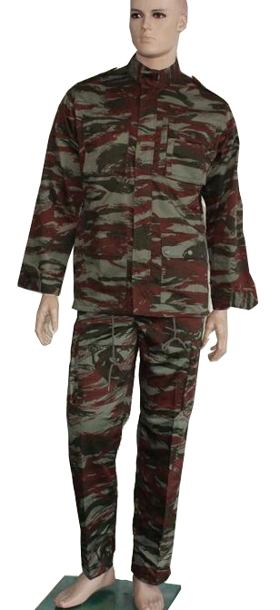 Wool Benin Army Camouflage Military Bdu Uniform