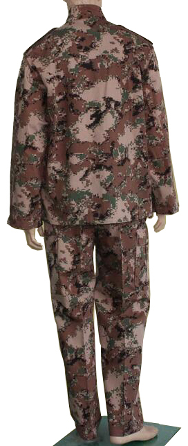 Jordan Army Jaf Digital Camouflage Bdu Uniform - Material: Cotton