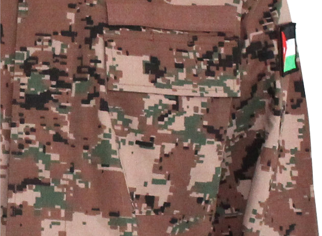 Jordan Army Jaf Digital Camouflage Bdu Uniform - Material: Cotton