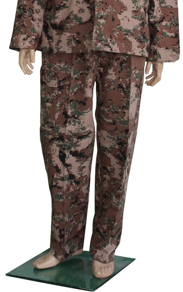 Jordan Army Jaf Digital Camouflage Bdu Uniform - Material: Cotton