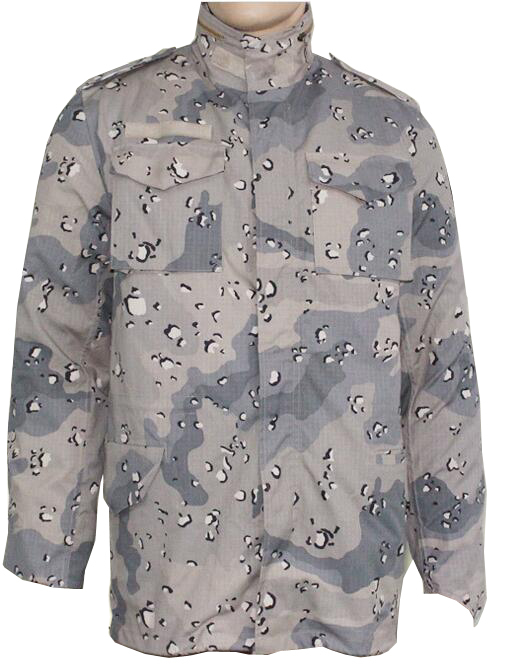 Military Camouflage Combat Jacket - Digital Ripstop Cotton Blend Unisex Sizes From Xs To Xxxl Full Sleeve Design Breathable & Water-repellent Properties