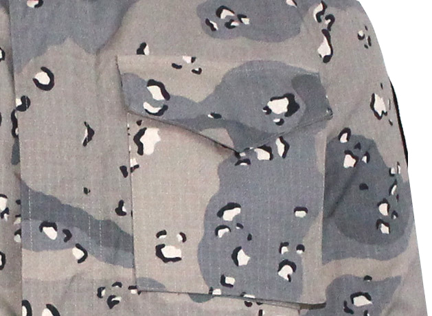 Military Camouflage Combat Jacket - Digital Ripstop Cotton Blend Unisex Sizes From Xs To Xxxl Full Sleeve Design Breathable & Water-repellent Properties