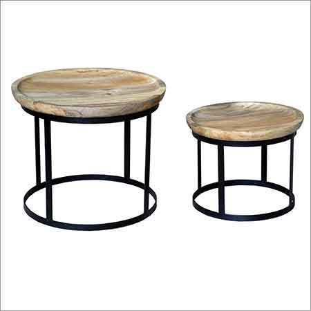 Metal Modern Wooden Stool