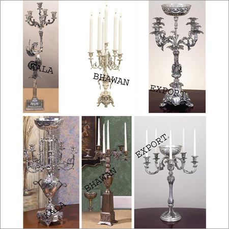 धातु का कैंडलस्टिक