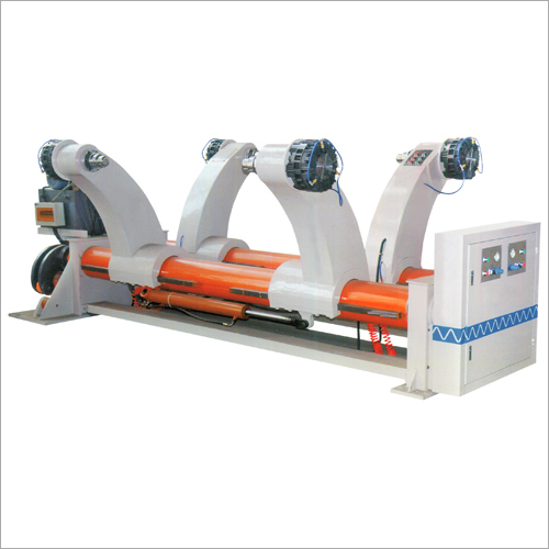 शाफ्टलेस कोरगेटेड पेपर मिल रोल स्टैंड