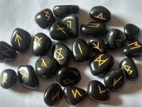 राउंड ब्रिलियंट कट ब्लैक रन सेट