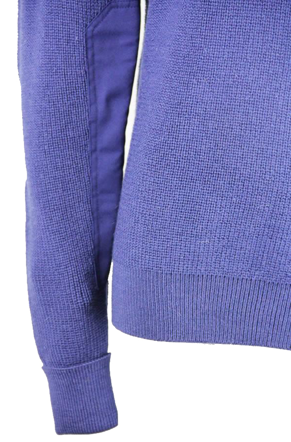 100% Wool Royal Blue Army Sweater Size: Double Extra Small