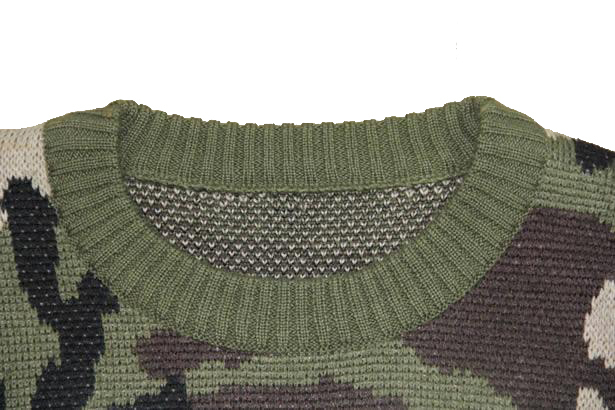 Army Wool Camouflage Jersey - Season: Spring