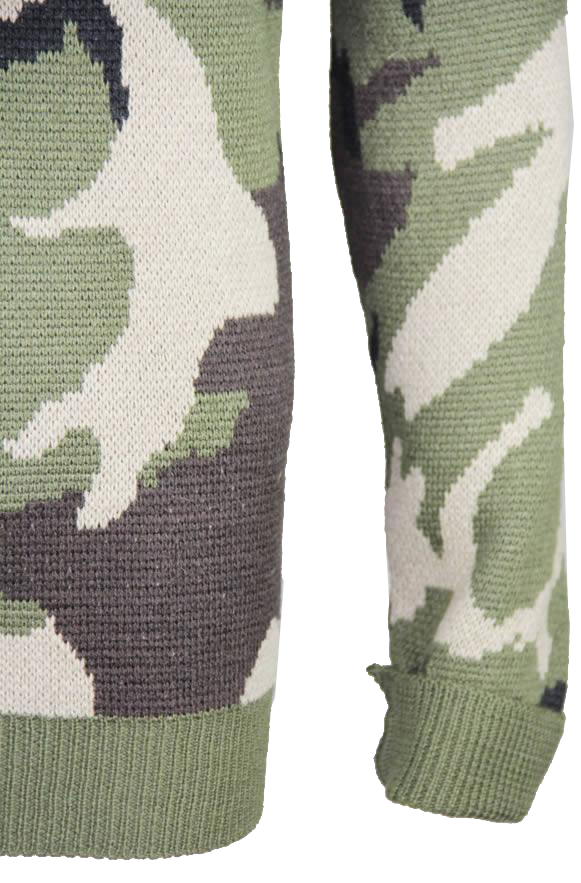 Army Wool Camouflage Jersey - Season: Spring