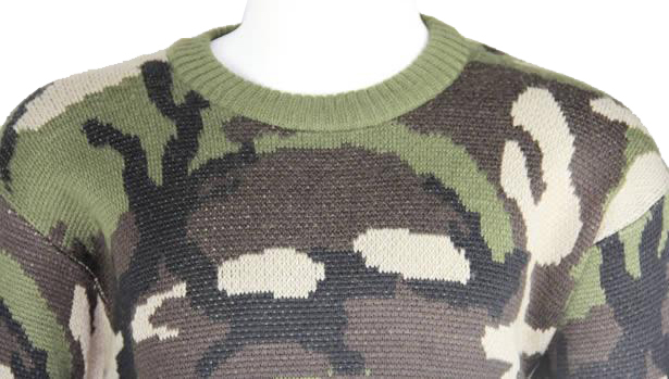 Army Wool Camouflage Jersey - Season: Spring