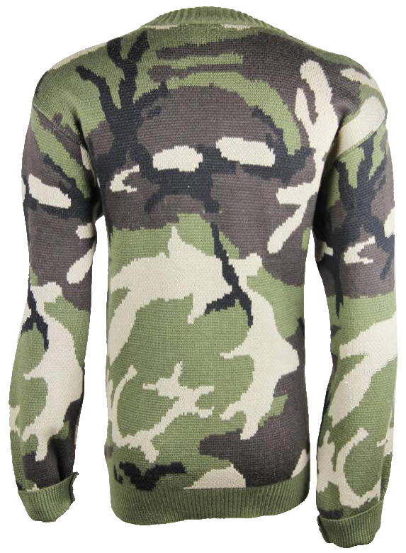 Army Wool Camouflage Jersey - Season: Spring