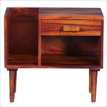 Handmade Solid Wood Bedside With Drawer
