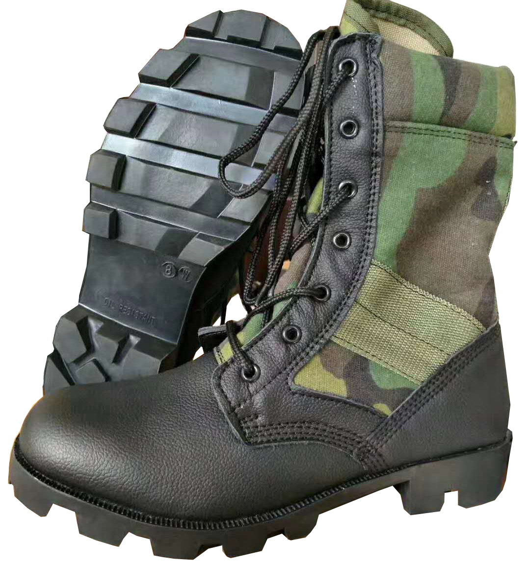 Black Military Jungle Dms Boot