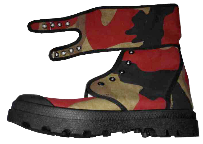 French Army Style Military Canvas Boot - Size: 36-47