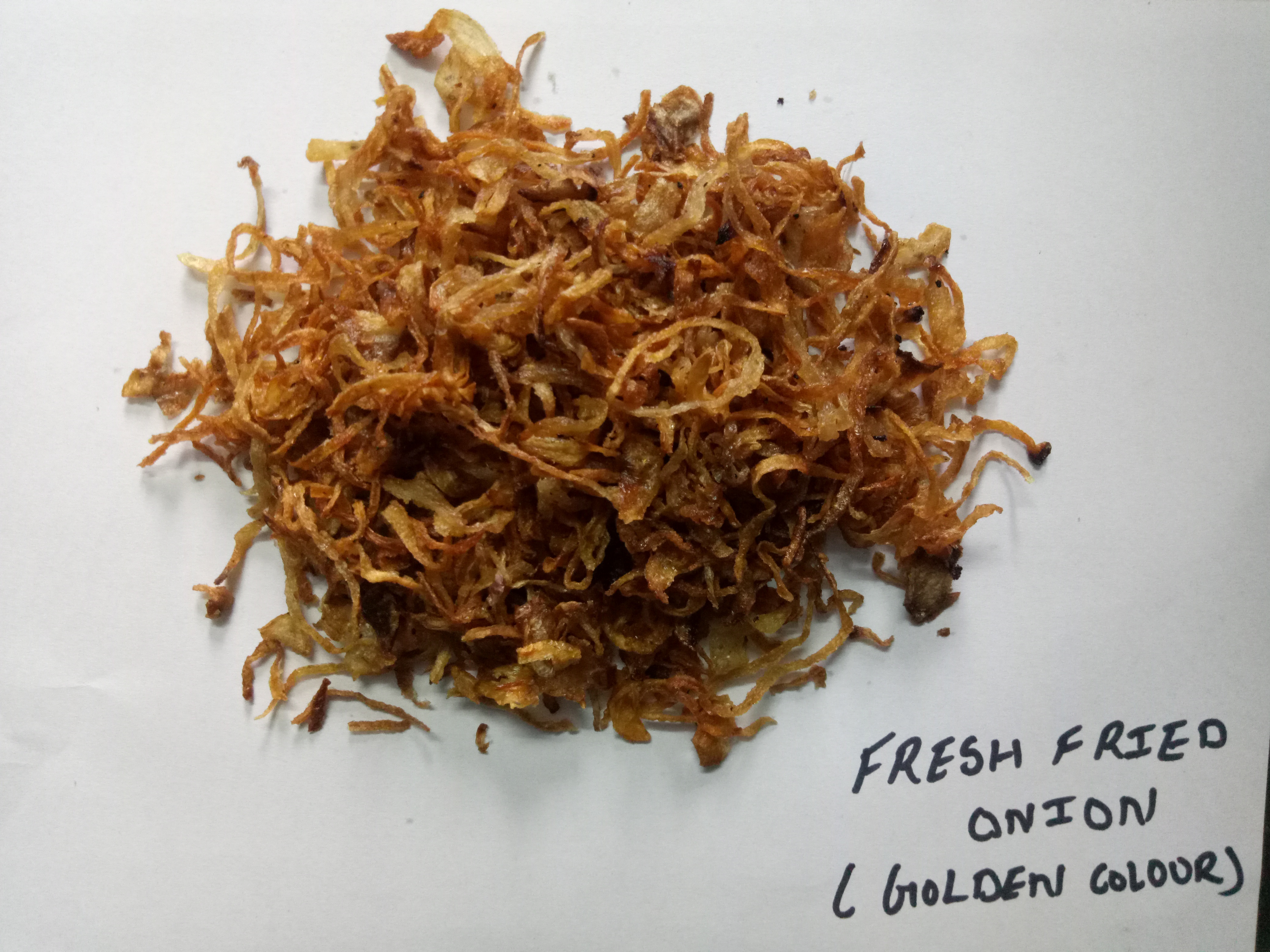 Fresh Fried Onion - Moisture 3-4%, Root Part | Crispy Texture, No Odor, Hygienically Packed, Fresh Aroma For Culinary Excellence