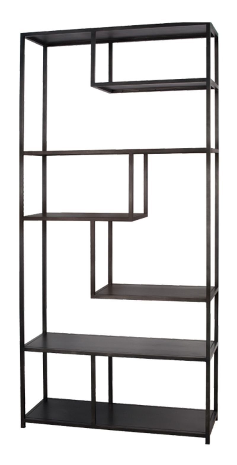 Handmade Bookcase With Open Storage