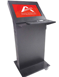 White Interactive Kiosk