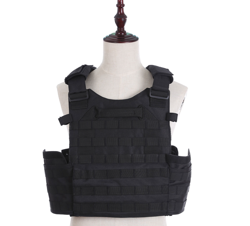 Army Molle Bulletproof Vest - Ballistic Pe Material, Medium Size 2.5kg | Level Iiia Protection, Customizable Pouches, Adjustable Fit, Quick-release Buckle, 5-year Warranty