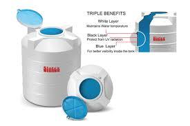 Sintex Triple Layer Tank - Color: White