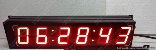 Red Gps Clock 2 Inch