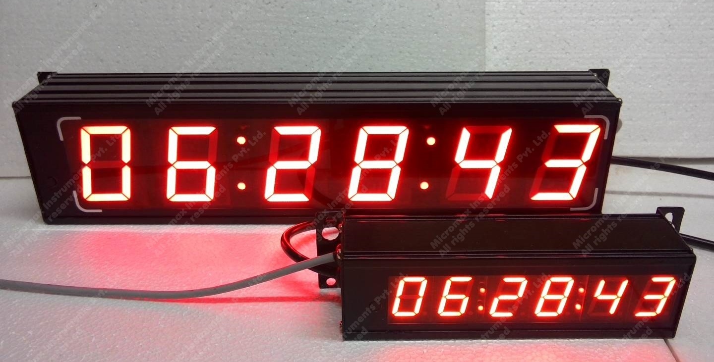 Red Gps Clock 2 Inch