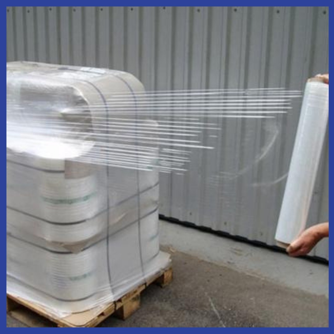 Stretch Wrap - 18-23 Micron Polyethylene Clear Film | Various Sizes, 3 Inch Core, Hand Roll