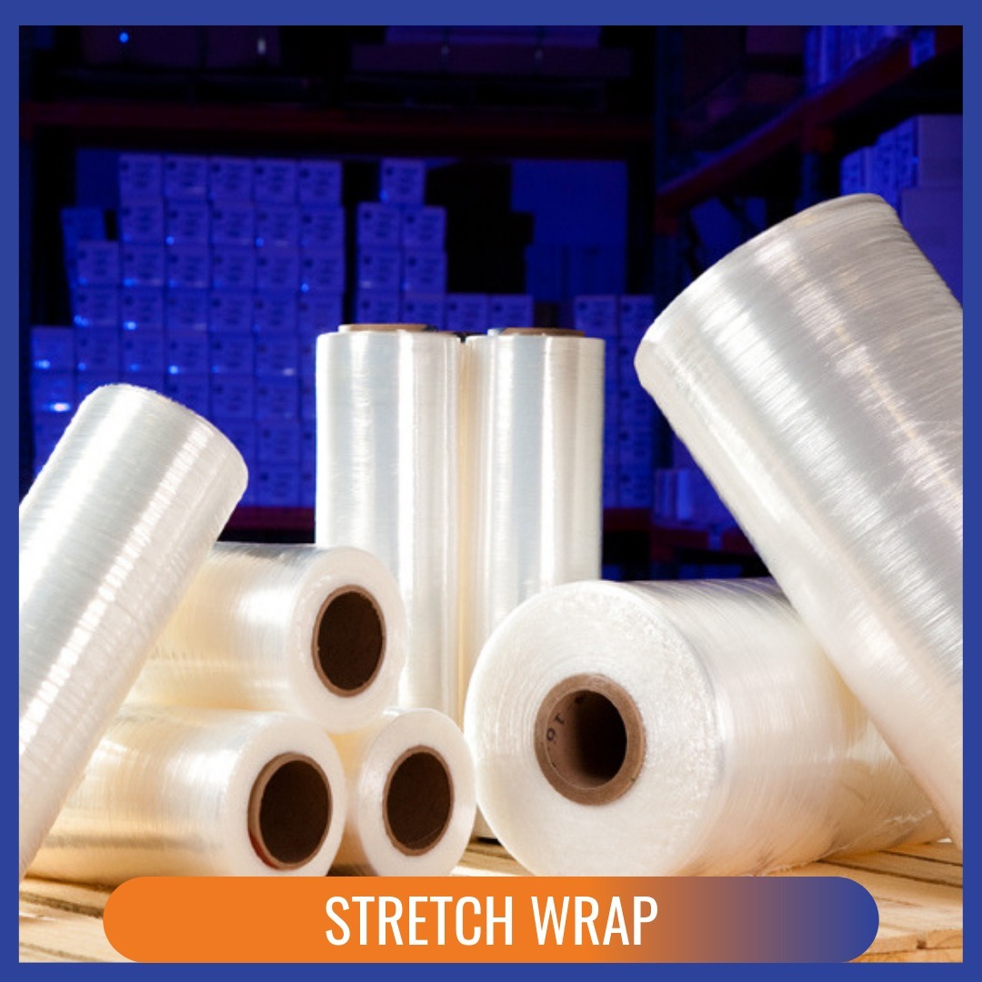 Stretch Wrap - 18-23 Micron Polyethylene Clear Film | Various Sizes, 3 Inch Core, Hand Roll