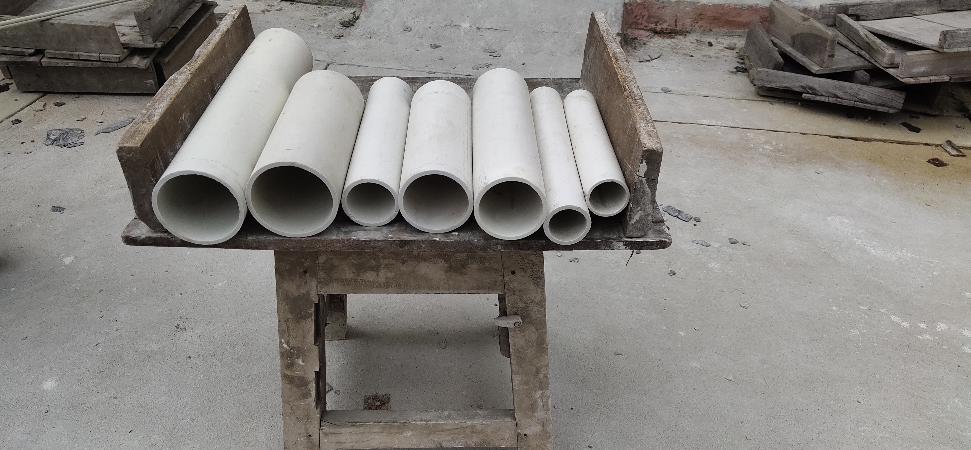 Ceramic Round Muffles Open Both Ends