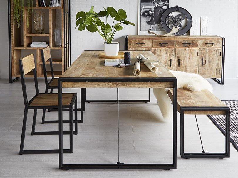 Handmade Brick Dining Table And Set