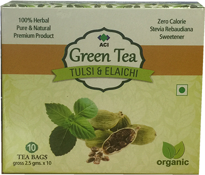Orange Green Tea - Dried Tea Bags, 20 Grams | Solid Extract, Hand Made, Sweet Taste, Antioxidant-rich, 0% Stevia, 12 Months Shelf Life