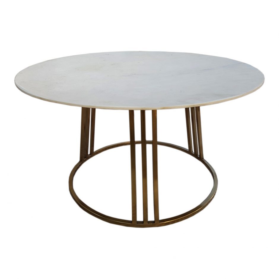 Handmade Marble Round Coffee Table