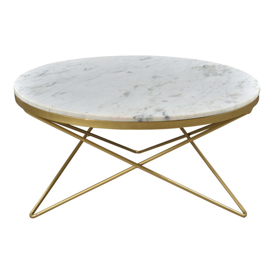Handmade Marble Round Coffee Table