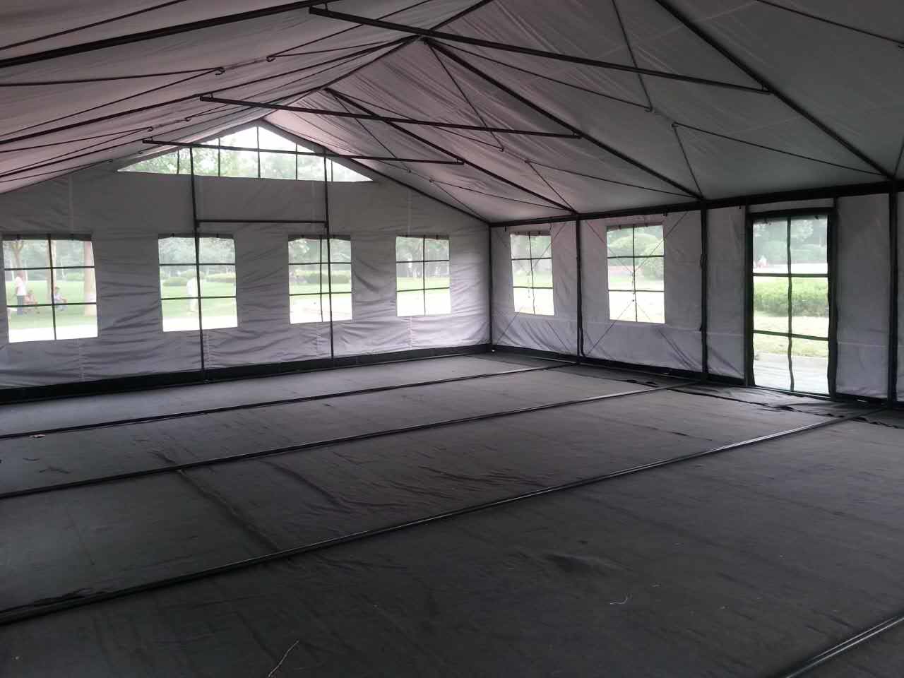 Ghana Army Olive Green Waterproof Military Canvas Tent - 400g Waterproof Coated Ground Sheet, Spacious Design Accommodating Up To 8 People, Reliable Heavy-duty Canvas Fabric