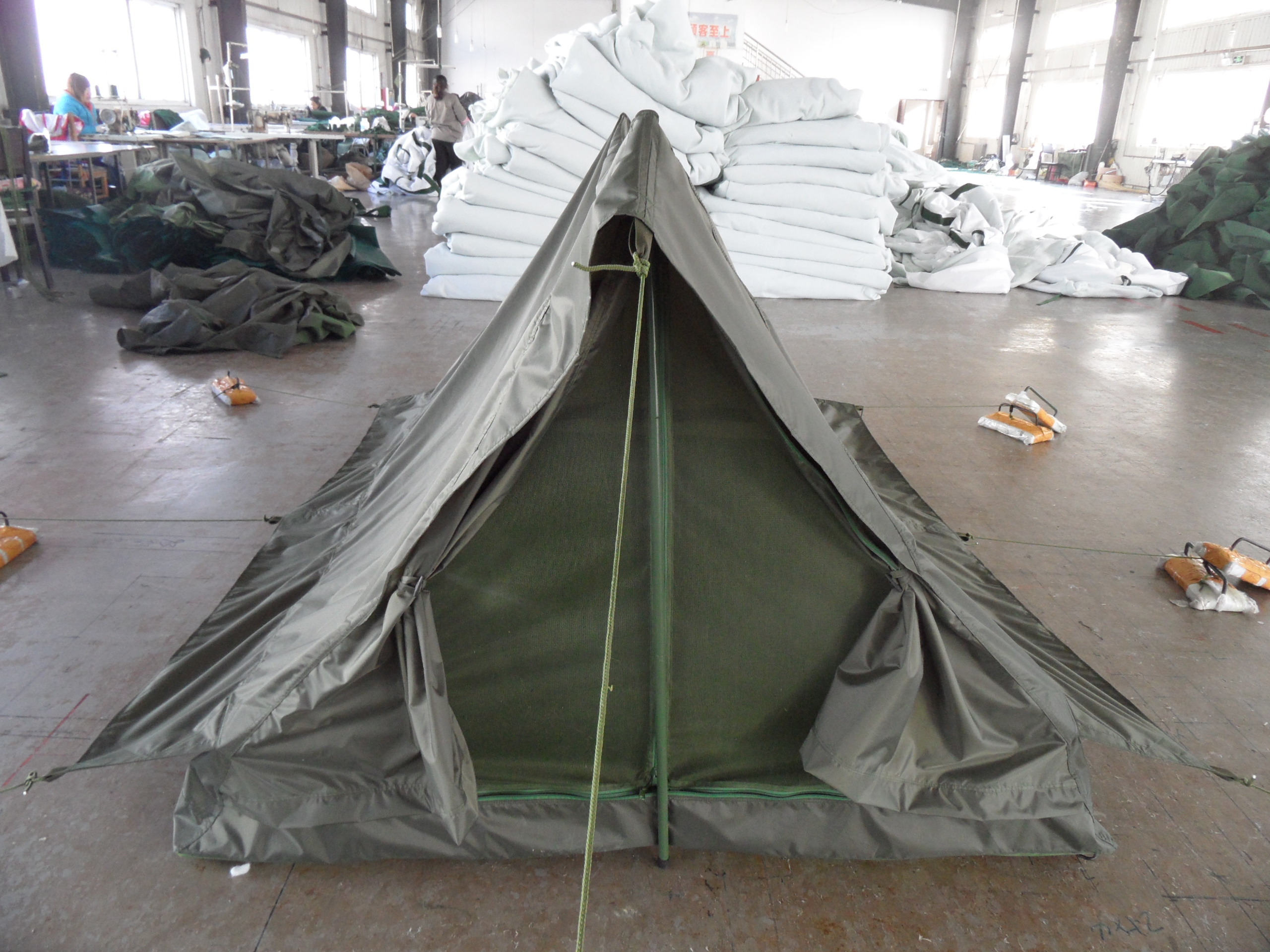 Waterproof 210d Oxford Fabric Uganda Army Olive Green Military