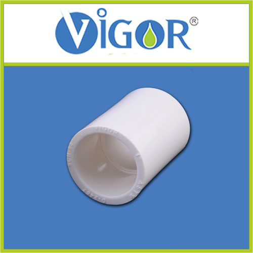 UPVC Coupler - High-Density 1-Inch Female Socket, Durable White Injection Molded Coupling Solution - Rust Proof, Lightweight, Corrosion Resistant, Eco-Friendly Design