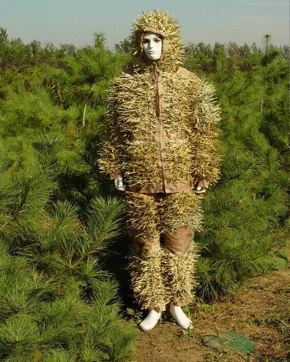 Army Ghillie Suit - 150d Oxford Material, Size S-xxl, Camouflage Fabric | Waterproof, Breathable, Lightweight Design, Optimal Protection For Outdoor Enthusiasts