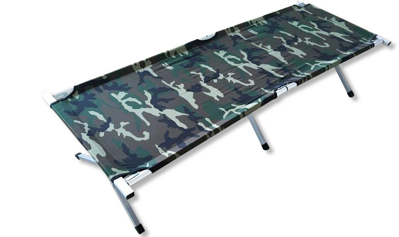 Capacity Olive Green Military Folded Camping Bed Weather-resistant